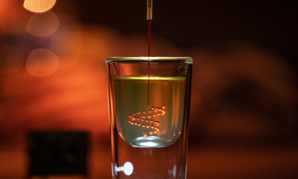 Bulleit 3D Printed a Traveling Bar to Serve 3D Printed Drinks