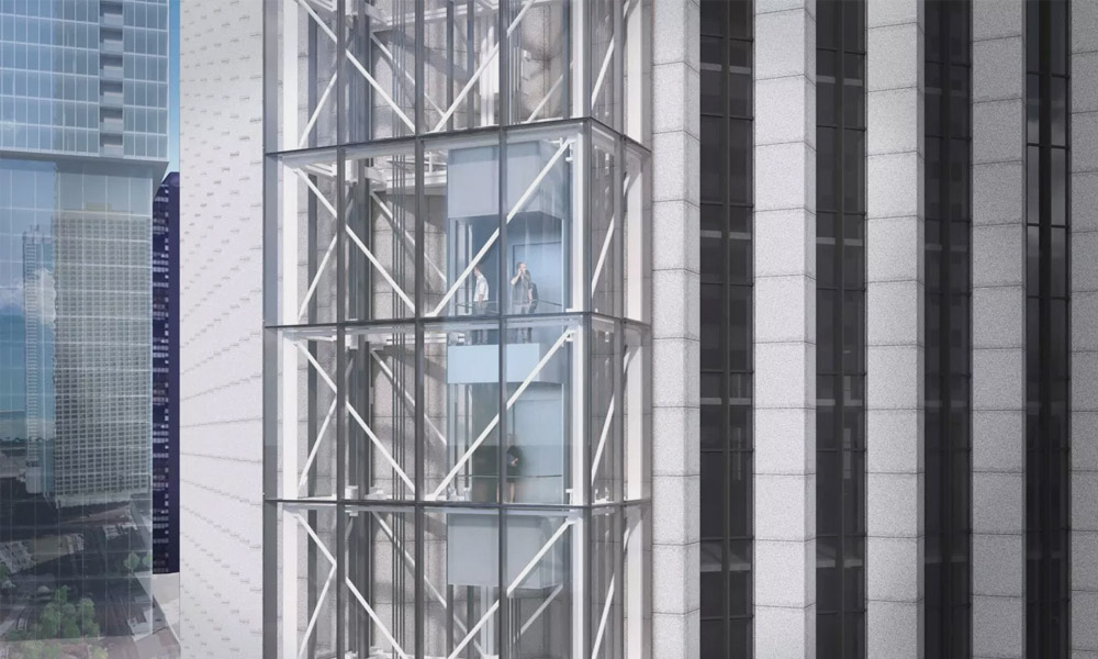 Chicago’s Aon Center Is Getting an 82 Story Glass Elevator