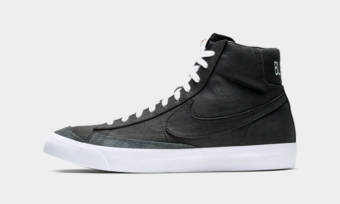 Nike-Blazer-Mid-77-Black-Canvas-Sneakers