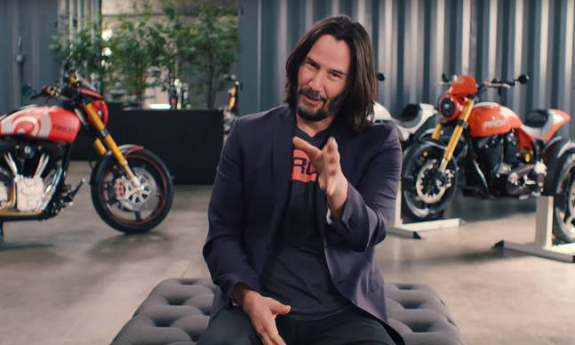 Keanu Reeves Shows Off His Favorite Motorcycles