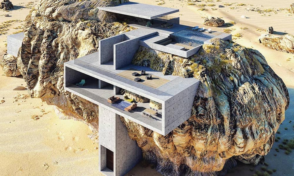 The-House-Inside-a-Rock-Concept-Is-Built-into-a-Rock-Formation-3