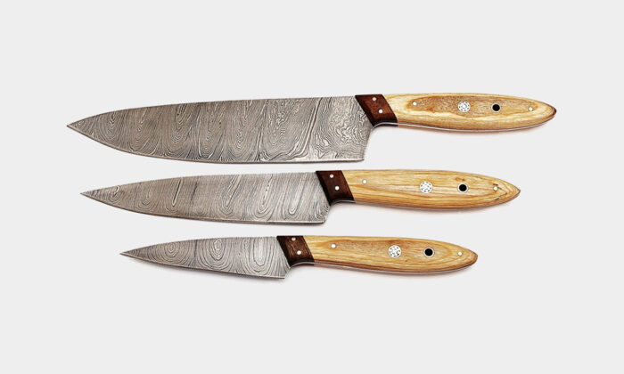 Hand-Forged-Damascus-Steel-3-Piece-Chef-Knife-Set