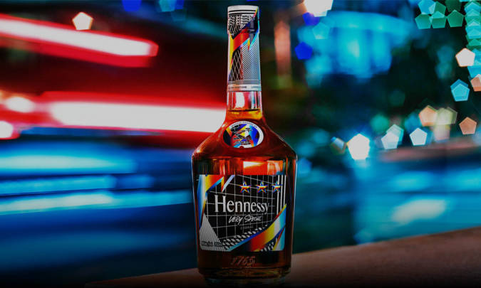 Hennessy X Felipe Pantone Limited Edition Vs Cognac Bottle Cool Material