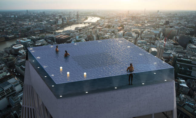 Infinity London Tower 360-Degree Pool