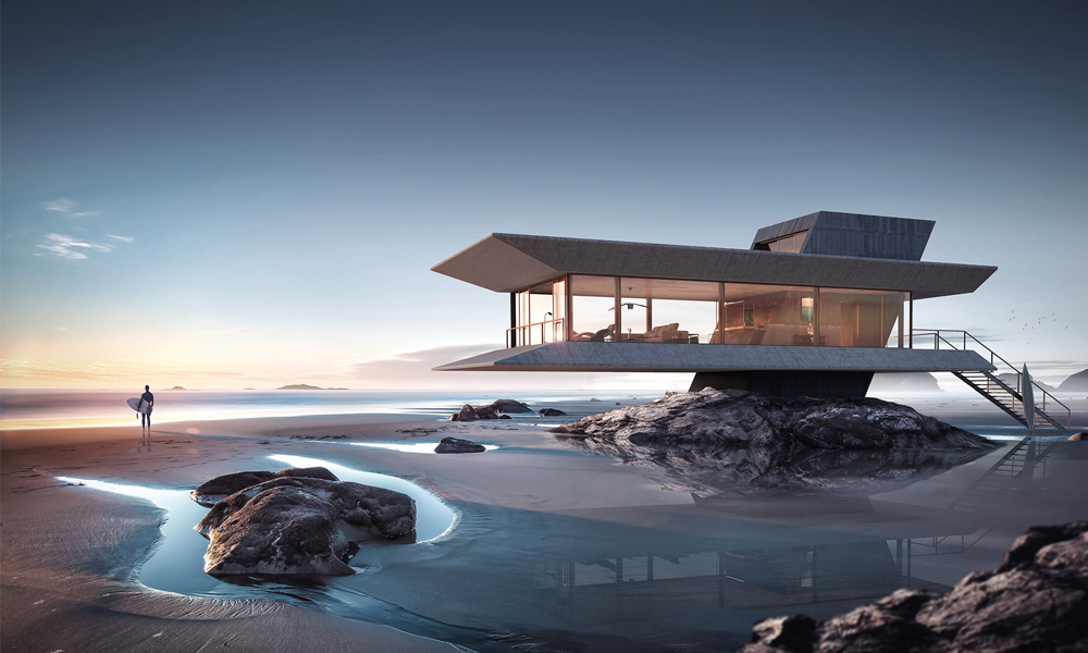 Atelier Monolit Beach House Concept