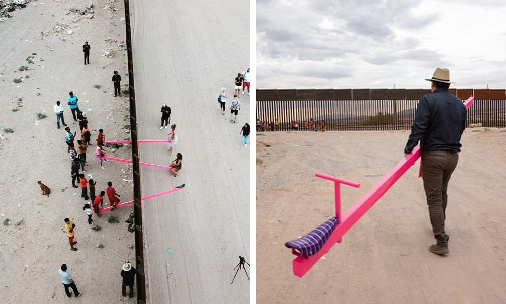These-Artists-Connected-Communities-Across-the-Border-Wall-with-Teeter-Totters-2