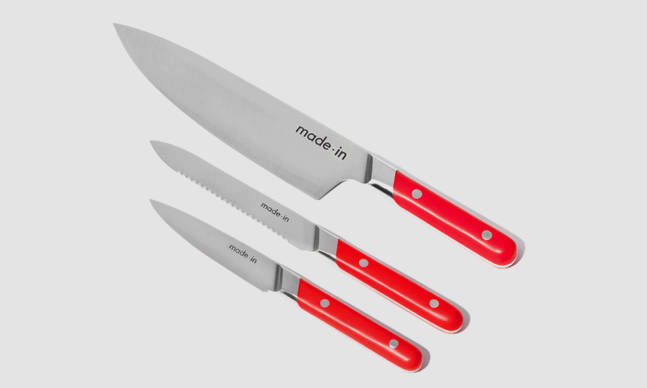 This Made in Knife Set Has the Three Knives You Need in the Kitchen