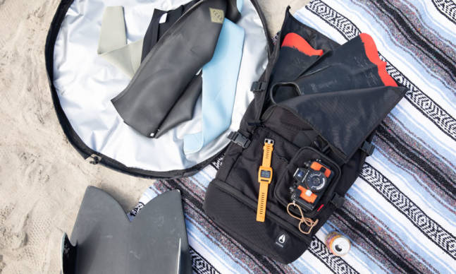 Nixon’s Shores Backpack Is the Ultimate Beach Bag