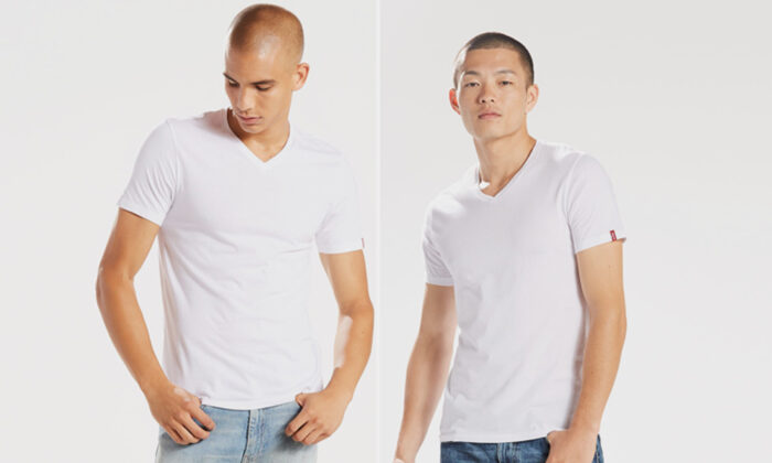 Levis-VNeck-Tee-Shirt