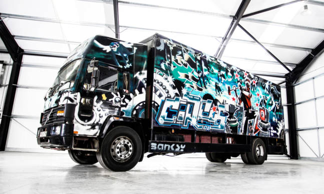 Banksy Turbo Zone Truck Could Command $2MM
