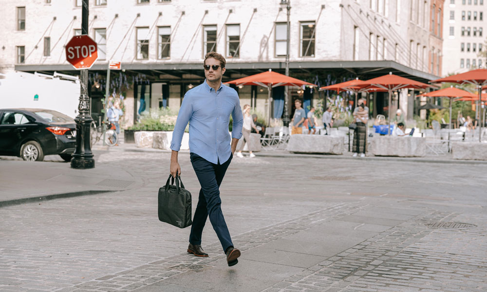 Mack Weldon’s Oxford Shirt Is Designed for Guys Who Are Going Places