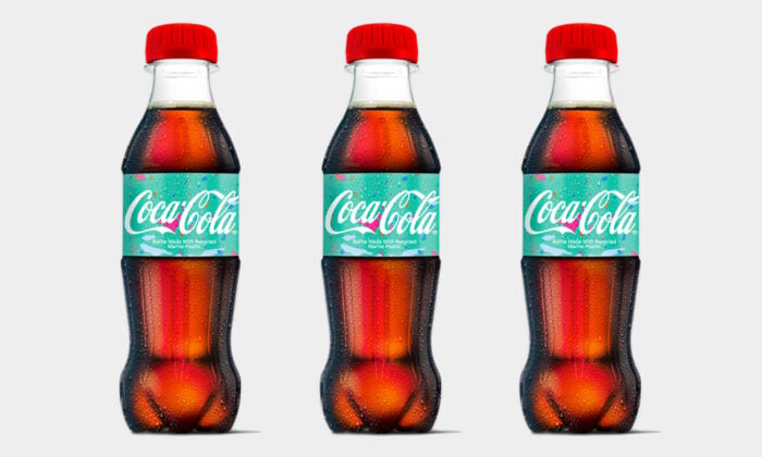 Marine Plastic Recycled Coca-Cola Bottles