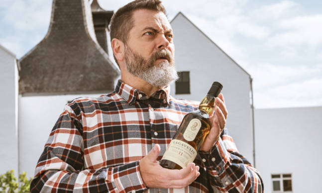 Nick Offerman Is Finally Releasing a Scotch with Lagavulin