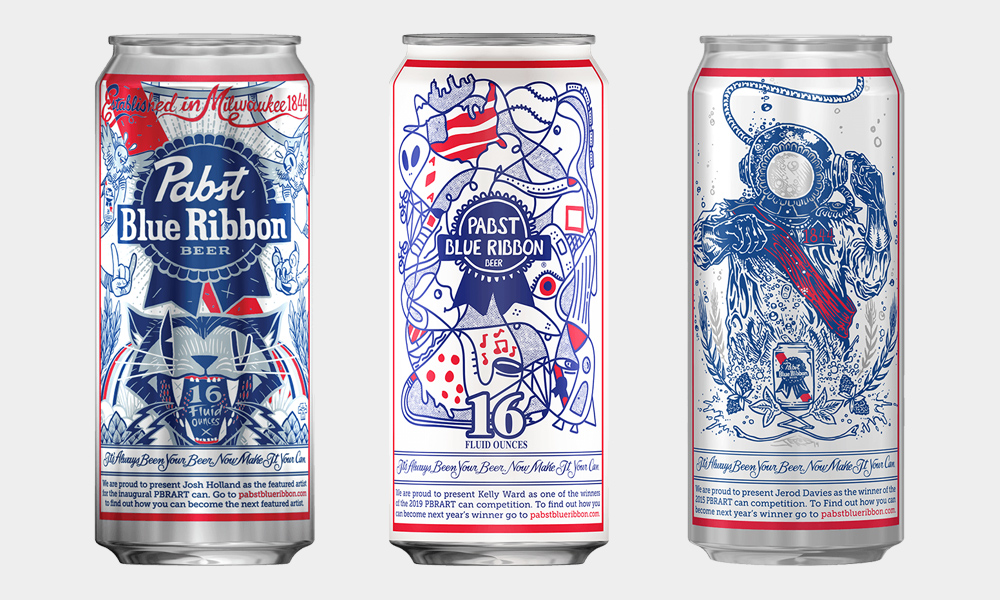 Pabst Blue Ribbon’s Art Can Contest Cool Material