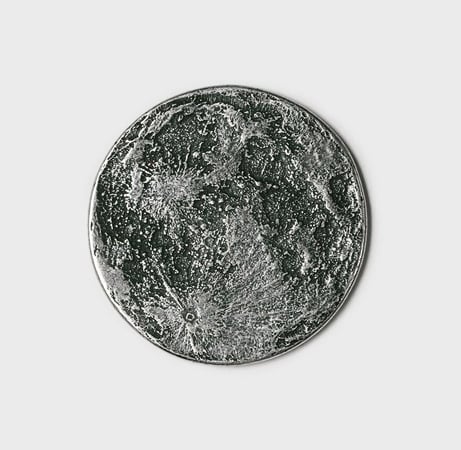 Full Moon Silver Coin