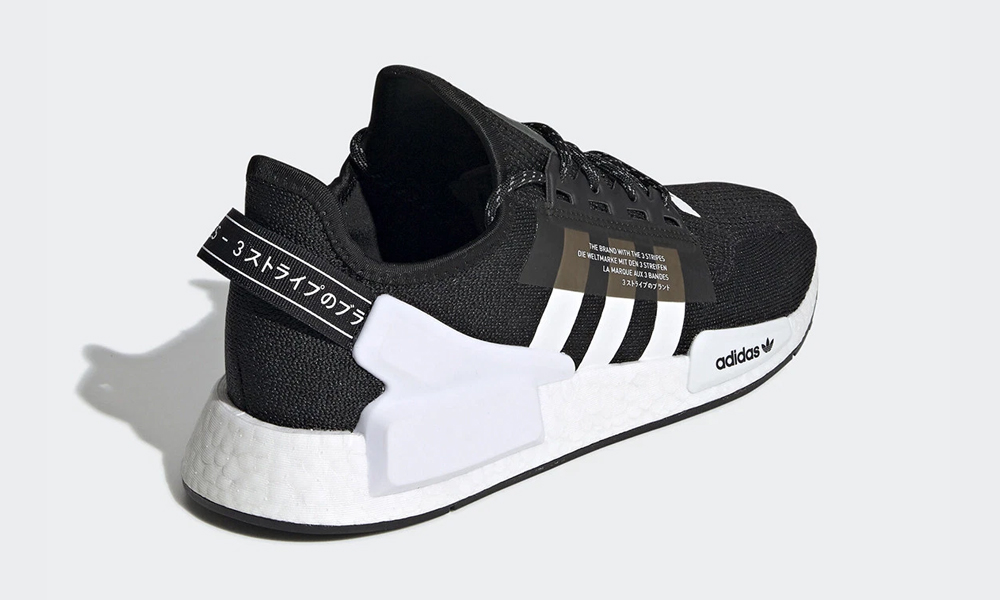 Adidas NMD R1 Runner Core Black Mint Womens BY9951 Size 55