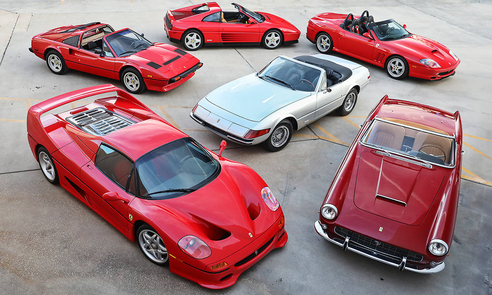 A-Collection-of-Six-Ferraris-Hits-the-Auction-Block