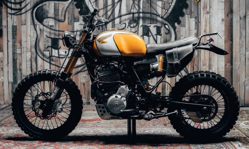 Custom 1989 Honda nx650 Dominator | Cool Material