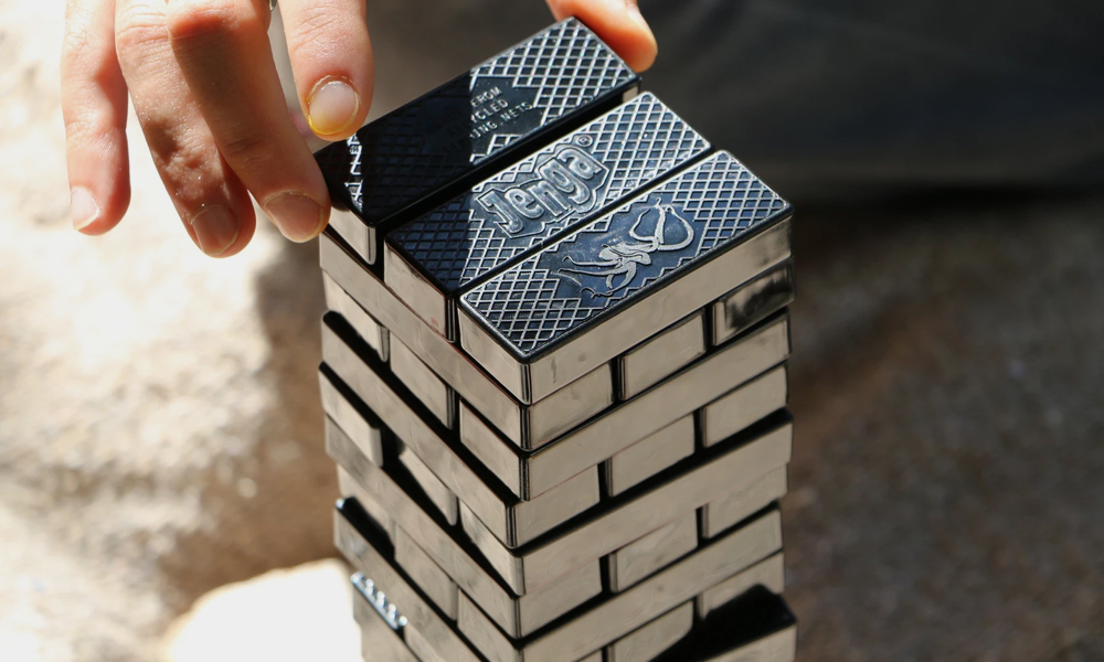 This Jenga Game Is Built from 100% Recycle Fishing Nets