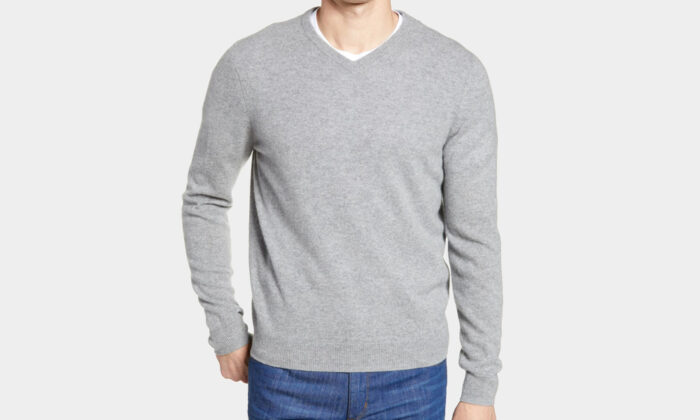 Nordstrom-Mens-Shop-Cashmere-V-Neck-Sweater