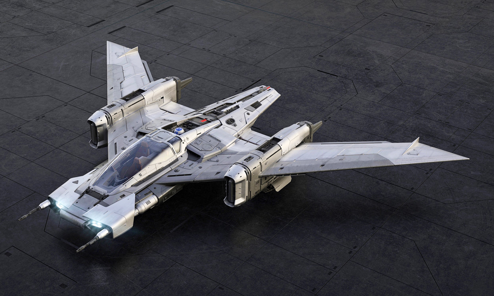 Porsche x ‘Star Wars’ Tri-Wing S-91x Pegasus Space Ship