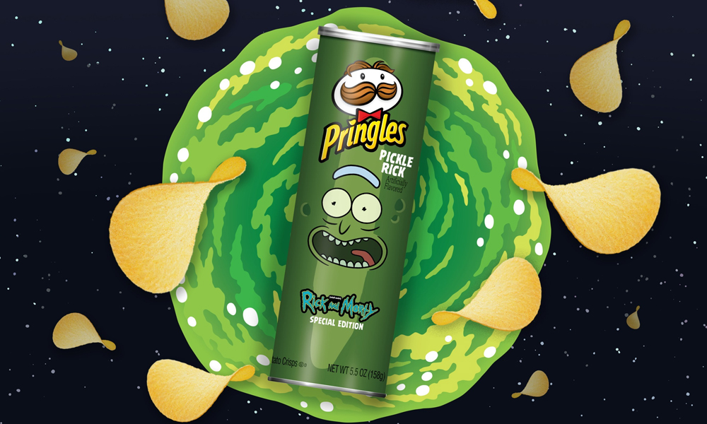 Pringles Teamed up with ‘Rick and Morty’ for Pickle Rick Chips