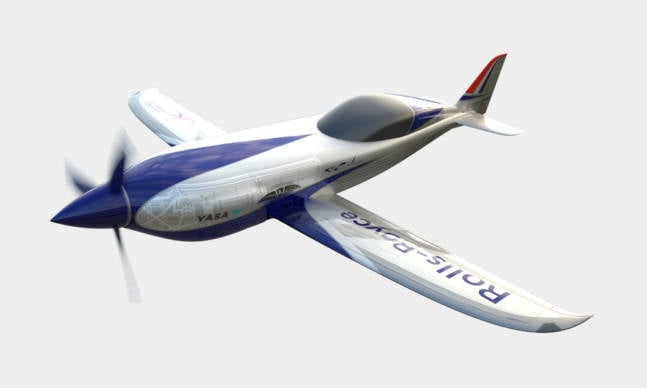 Rolls-Royce Unveiled an All-Electric Aircraft Predicted to Hit over 300 Mph