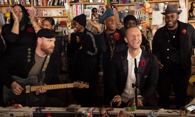 Coldplay NPR Tiny Desk Concert