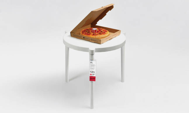 IKEA Made a Full-Sized Version of the Pizza Table with Pizza Hut