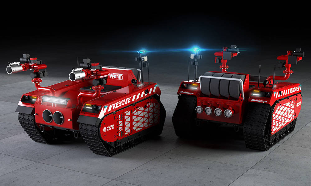 Milrem-Robotics-X-InnoVfoam-Firefighting-Robots