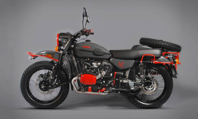 Ural Red Sparrow Motorcycle