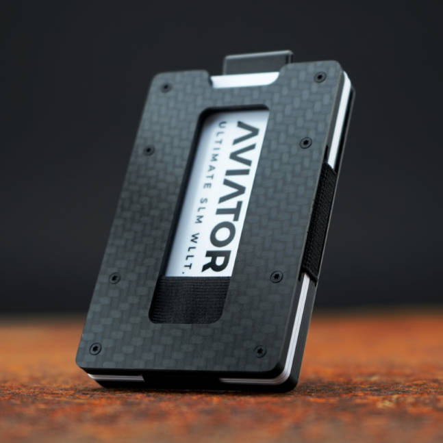 The AVIATOR Slide Wallet Can Be Customized to Fit Your Needs