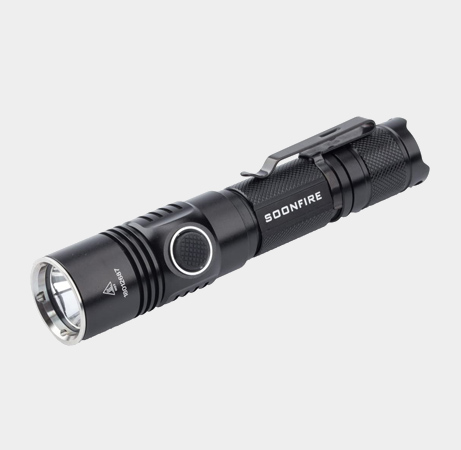Soonfire Rechargeable Tactical Flashlight