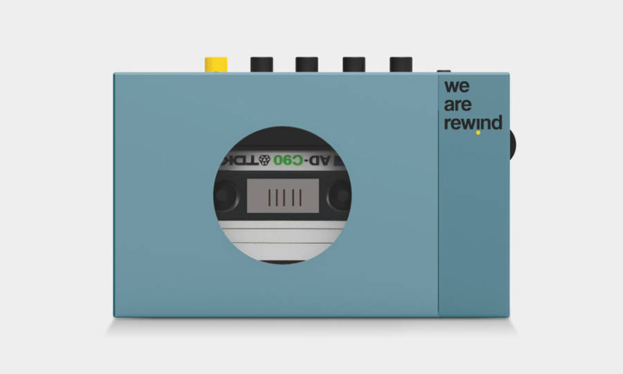 We Are Rewind Reinvented the Modern Cassette Player Cool Material