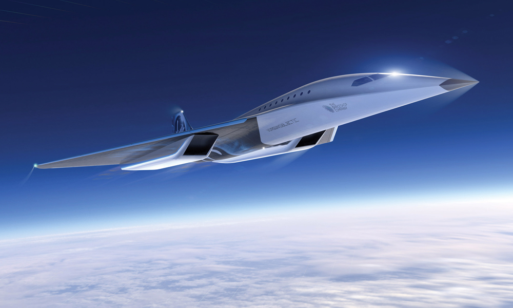 Virgin Galactic Delta-Wing Mach 3 Aircraft