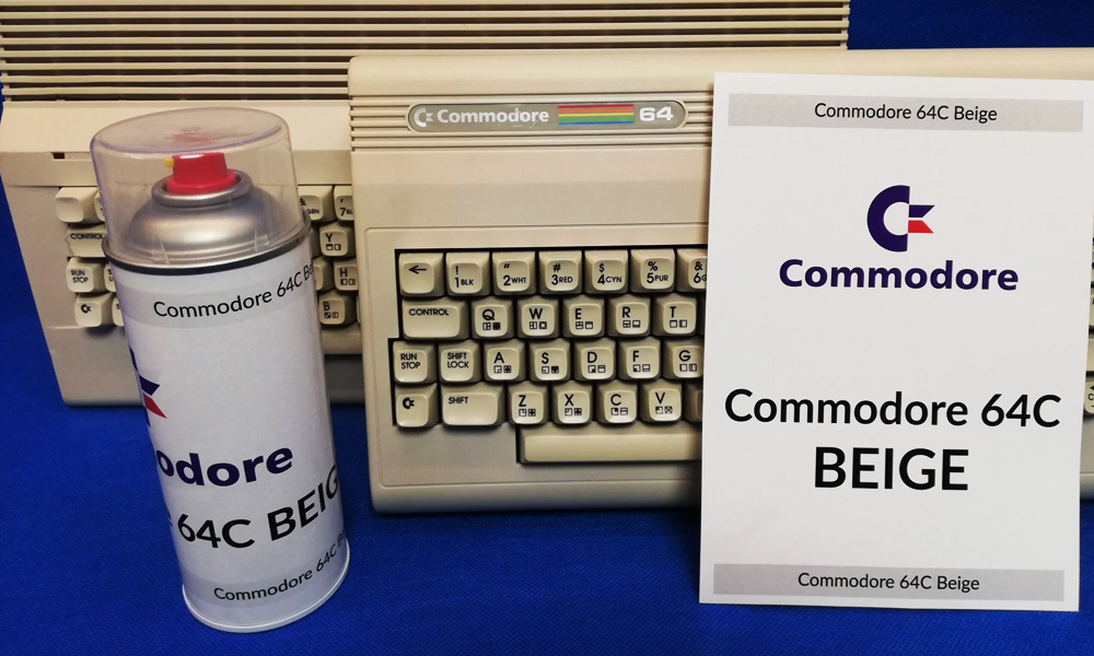 Commodore 64 Beige Spray Paint