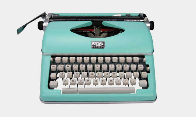 At Home: Go Old School with This Royal Typewriter
