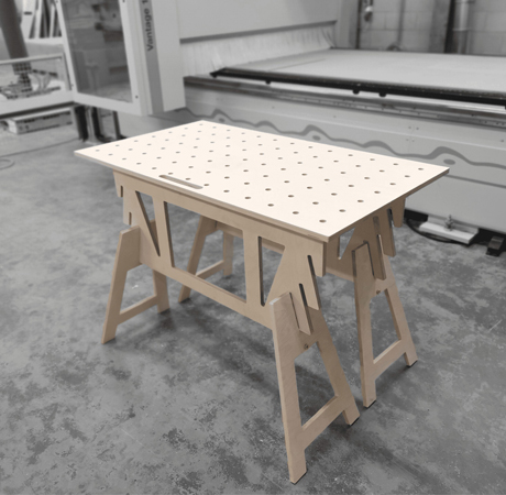 Direct Wood Multi-Function Table