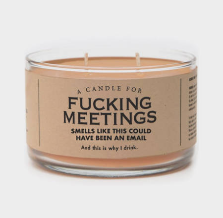 Fucking-Meetings-Candle
