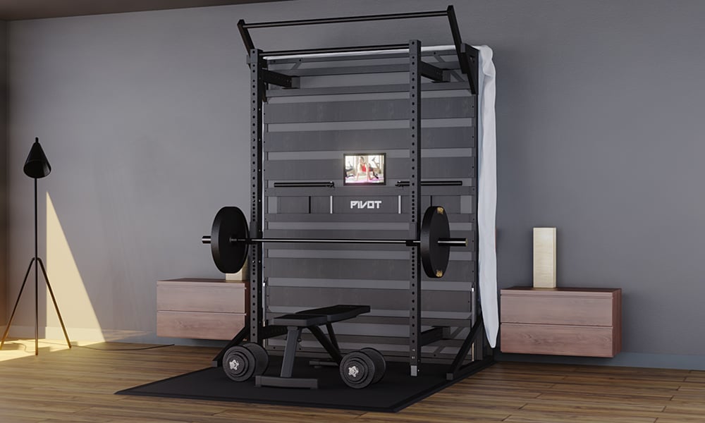 The PIVOT Bed Transforms into a Home Gym