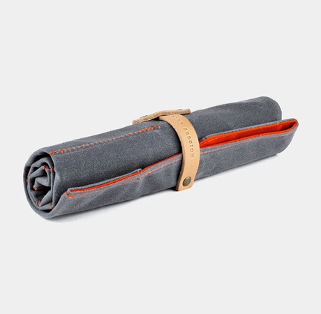 Winter Session Waxed Canvas Pencil Roll