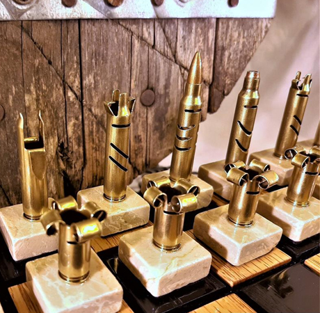 .223 Bullet Chess Pieces