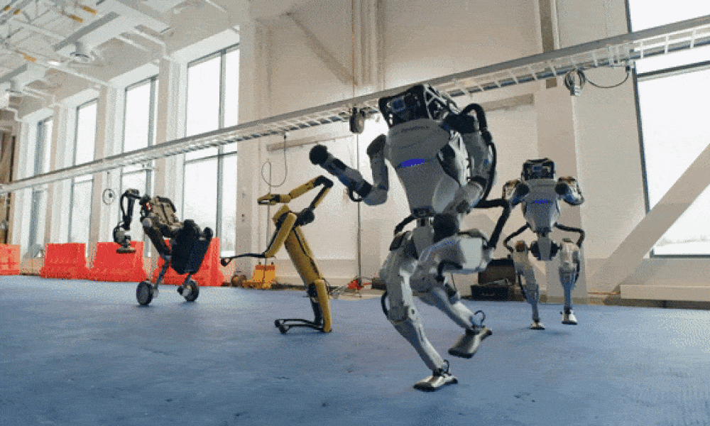 Boston Dynamics Robots Dance