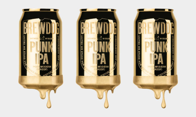 BrewDog Gold Punk IPA Cans