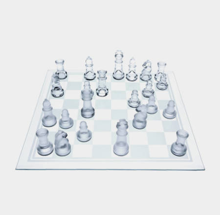 GamieTM-Glass-Chess-Set