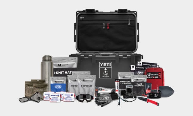 Uncharted Supply x Yeti Ultimate Cooler Survival Kit