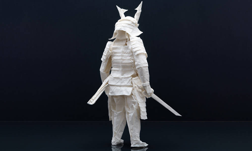 Intricate-Samurai-Warrior-Made-from-a-Single-Sheet-of-Paper-2