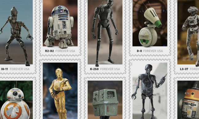 USPS Releasing ‘Star Wars’ Droid Postage Stamp Series