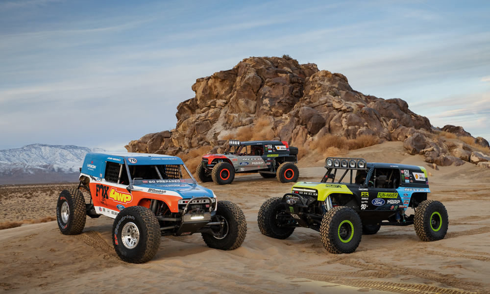 Ford Bronco-Based Race Truck Trio