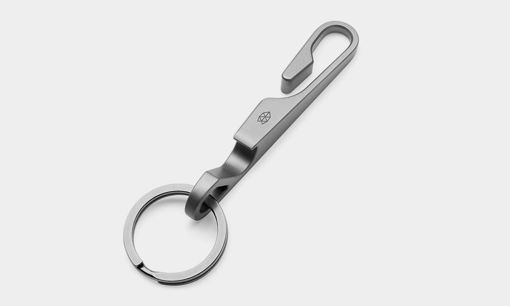 The James Brand Midland Minimal Titanium Key Hook